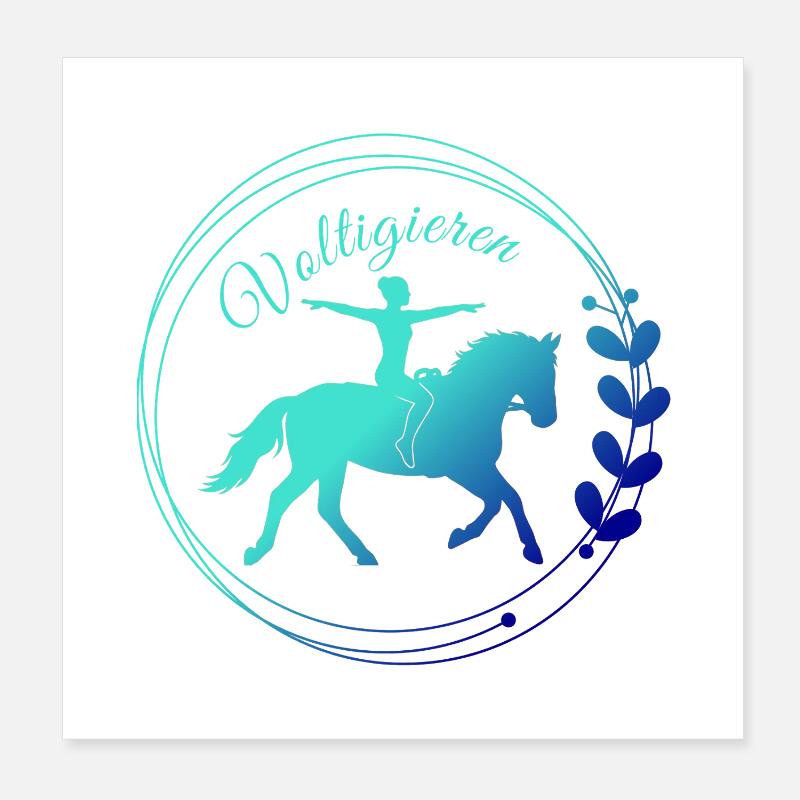 Vaulting Grounds – Gift for Vaulters Poster 8" x 8" (20x20 cm)