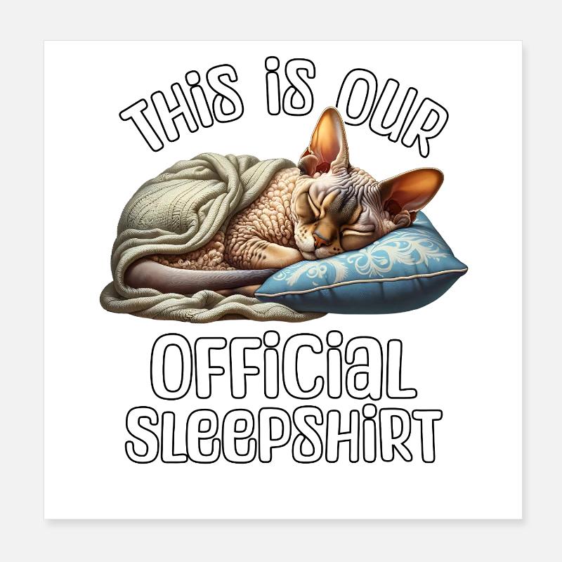 Chemise de nuit Devon Rex Poster 20 x 20 cm