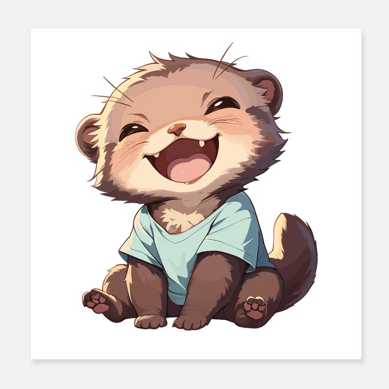 Mink Mink Poster 20 x 20 cm
