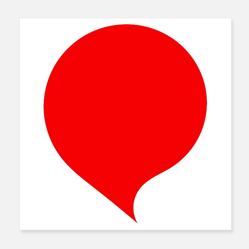 Personalize your own speech bubble Comic Poster 8" x 8" (20x20 cm)