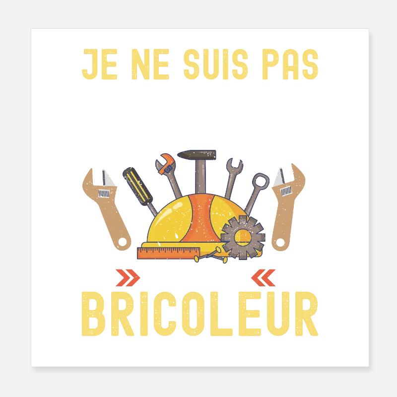 Bricoleur Poster 20 x 20 cm