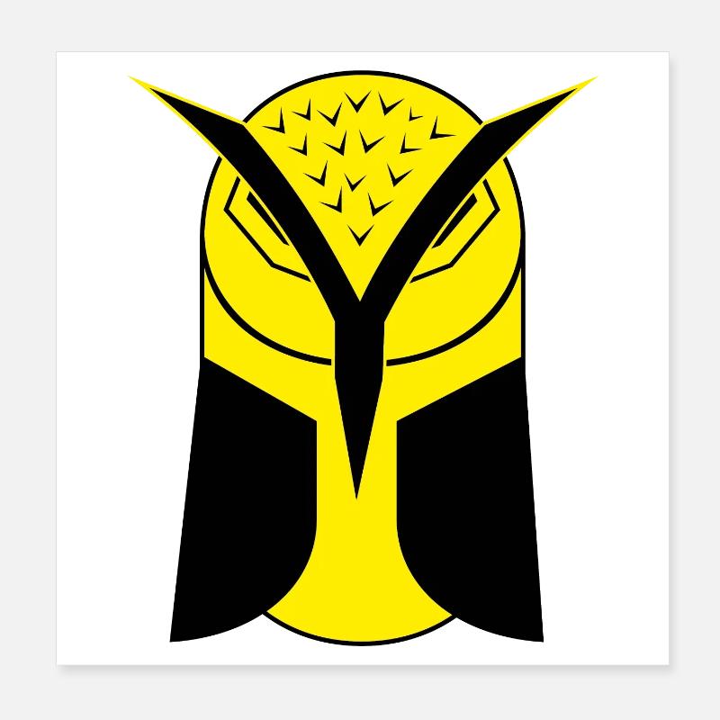 Père de hiboux Poster 20 x 20 cm