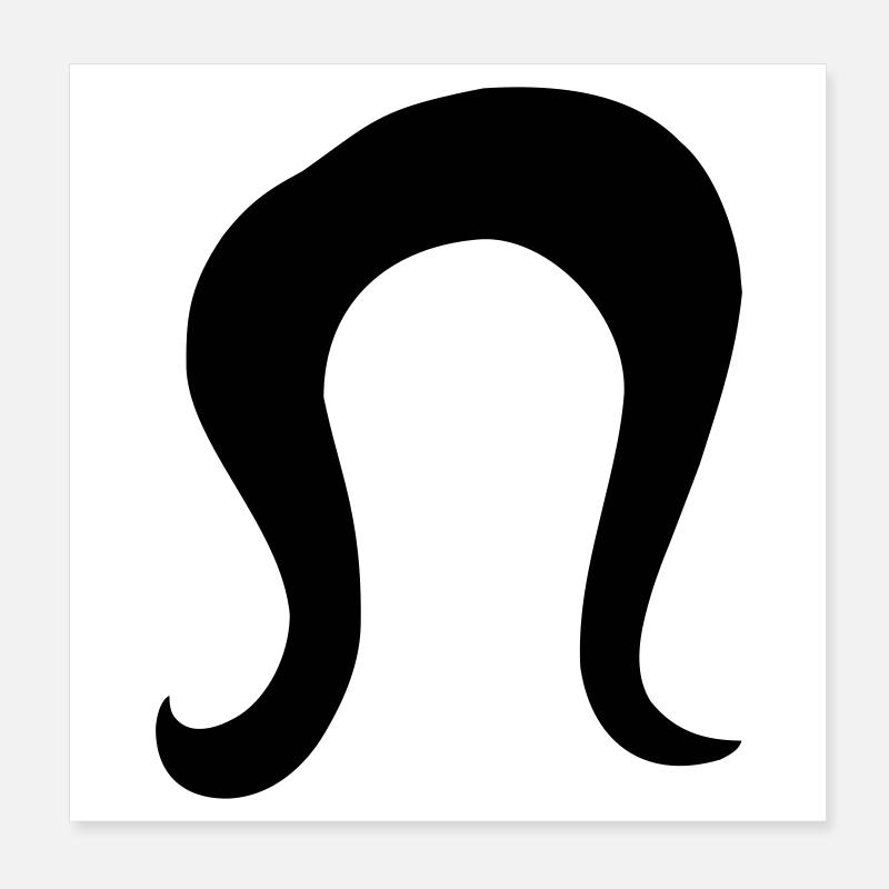 Frisur Poster 20x20 cm