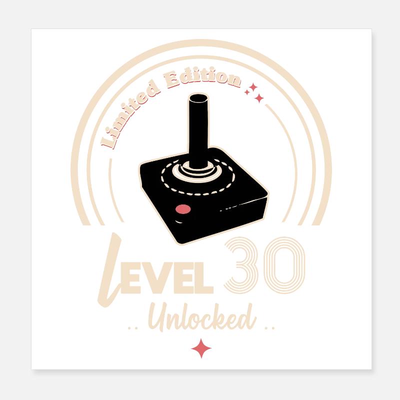 Stufe 30 - Limitierte Auflage Poster 20x20 cm