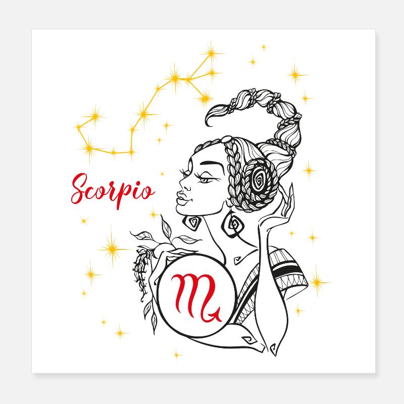 Scorpio Poster 20x20 cm