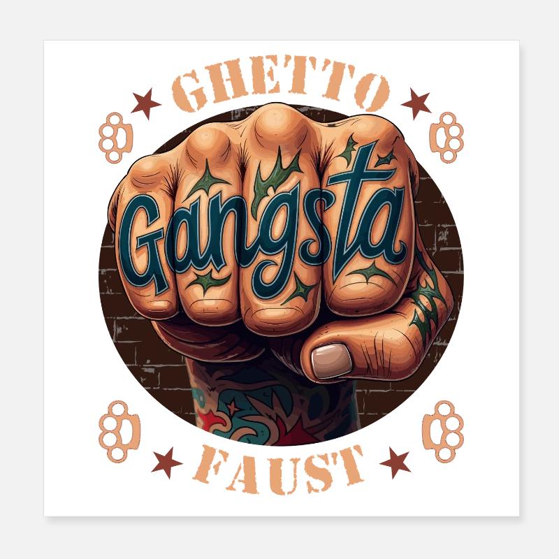Ghetto Faust Poster 20x20 cm