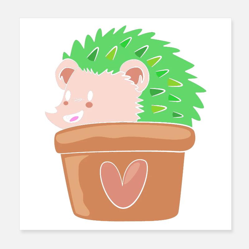 Plante Cactus Cactus Poster 20 x 20 cm