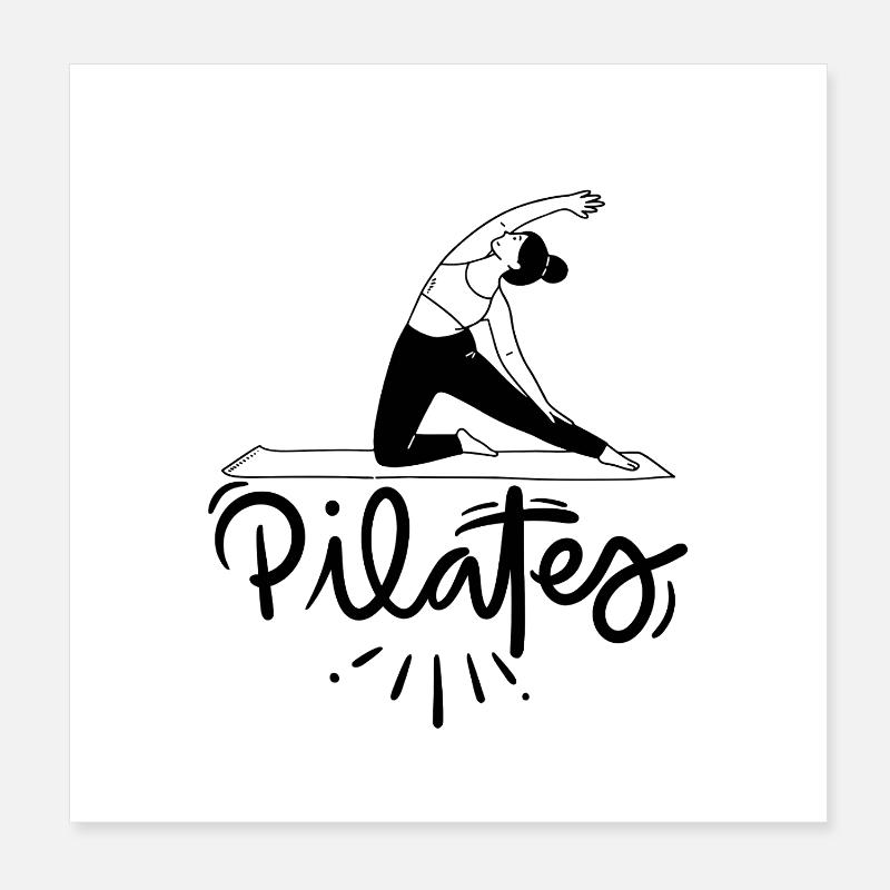 Pilates  Poster 20 x 20 cm