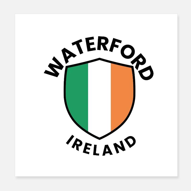 Bouclier d’Irlande de Waterford Poster 20 x 20 cm