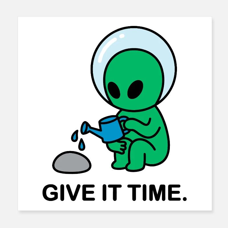 Interstellar Patience Poster 8" x 8" (20x20 cm)