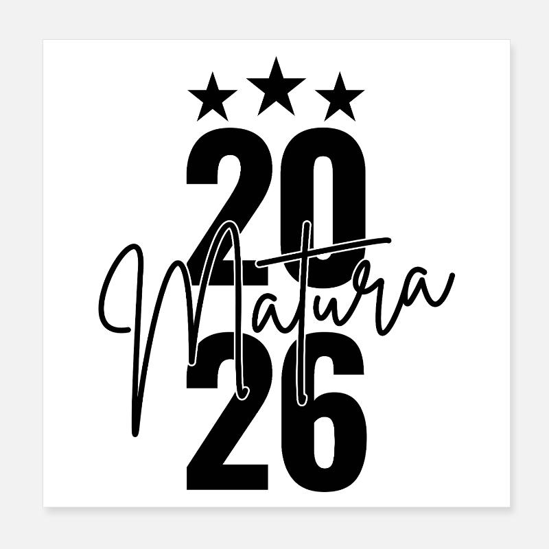 Matura 2026 Poster 8" x 8" (20x20 cm)