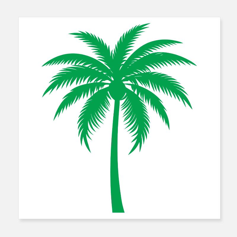 Palme Poster 20x20 cm