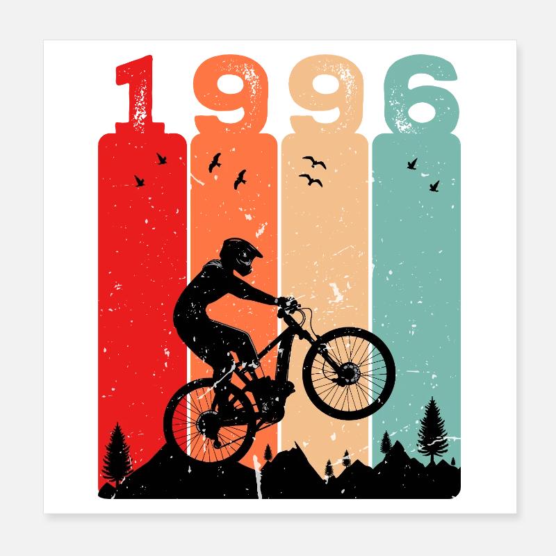 Millésime 1996 Poster 20 x 20 cm
