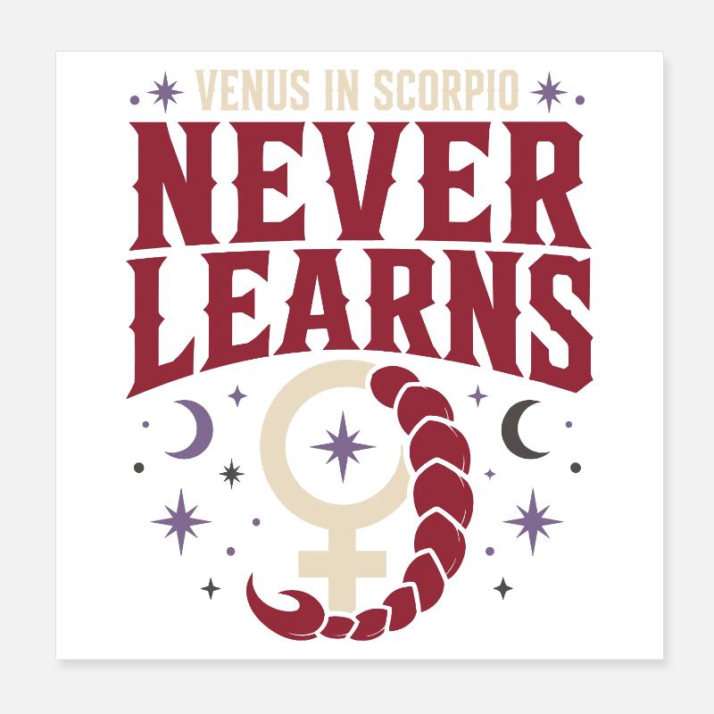 Venus sign Venus astrology Poster 8" x 8" (20x20 cm)