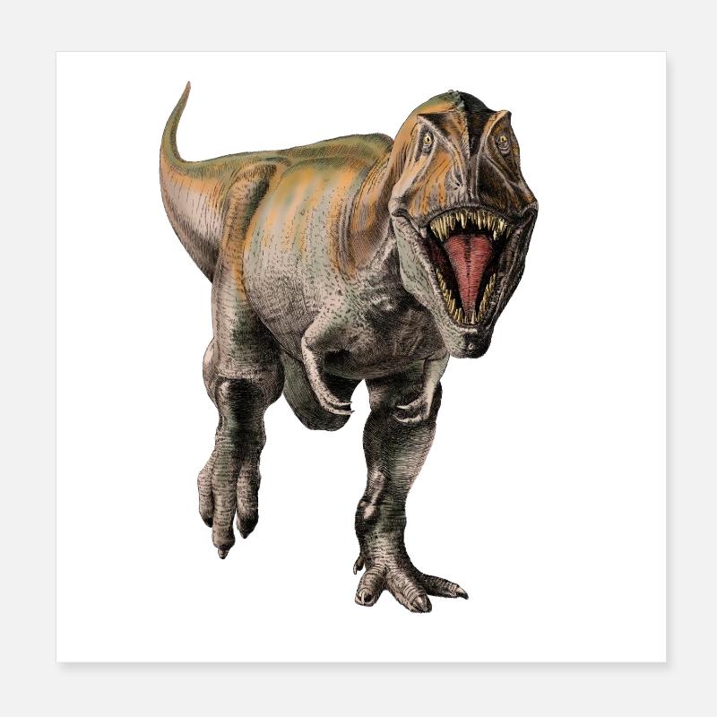 Dinosaur Poster 20x20 cm
