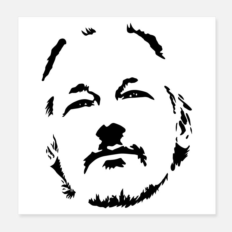 Julian Assange Poster 20x20 cm