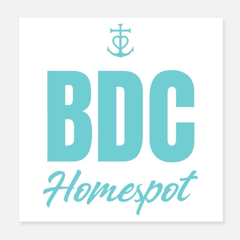 BDC - Brafougne de Camargue - Kite Homespot Poster 20 x 20 cm