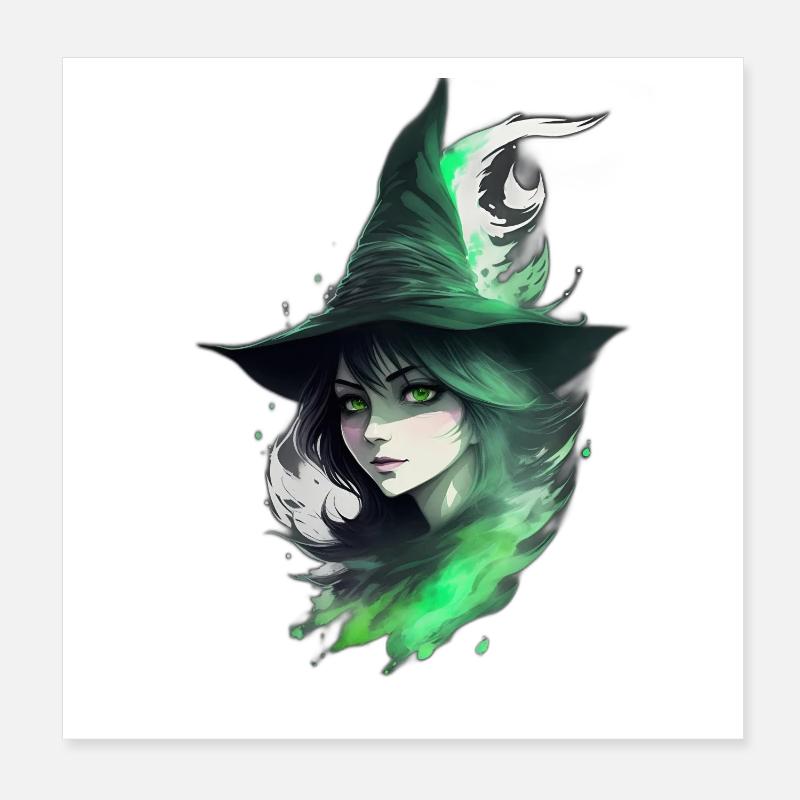 Sorcière Poster 20 x 20 cm