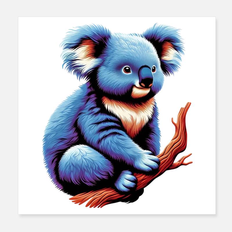 Koala Poster 20x20 cm