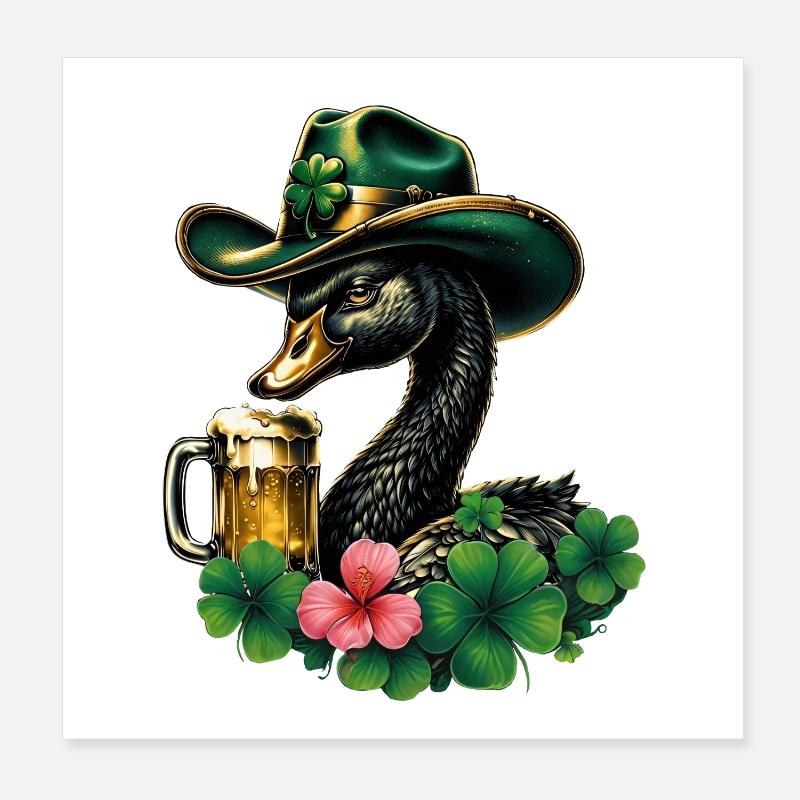Une touche d’Irlande Poster 20 x 20 cm