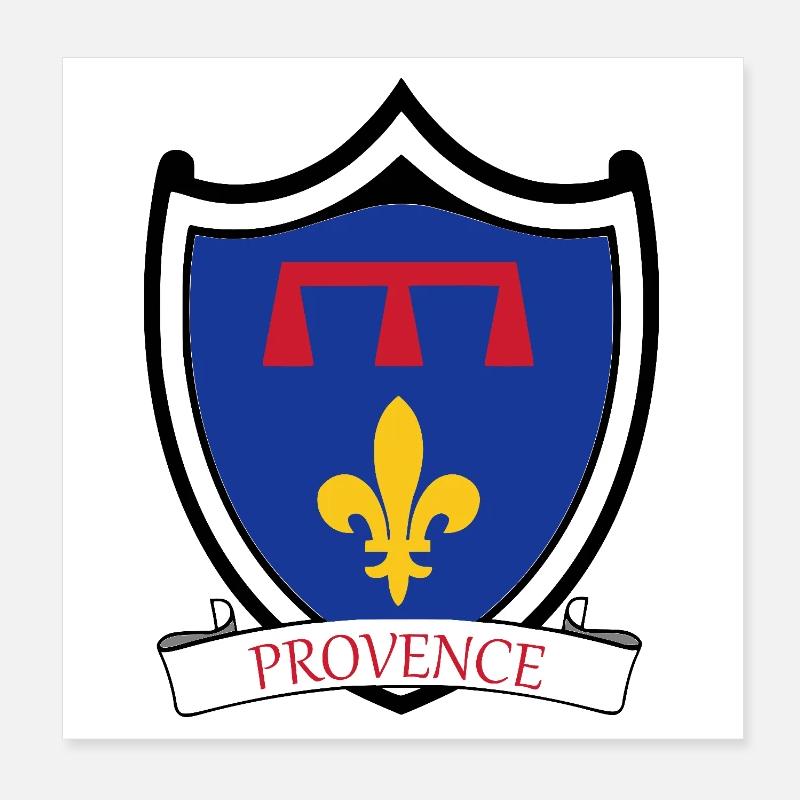 Provence Poster 20 x 20 cm