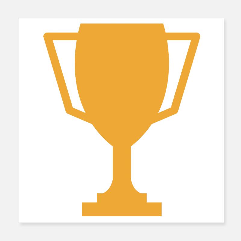 Trophäe Poster 20x20 cm