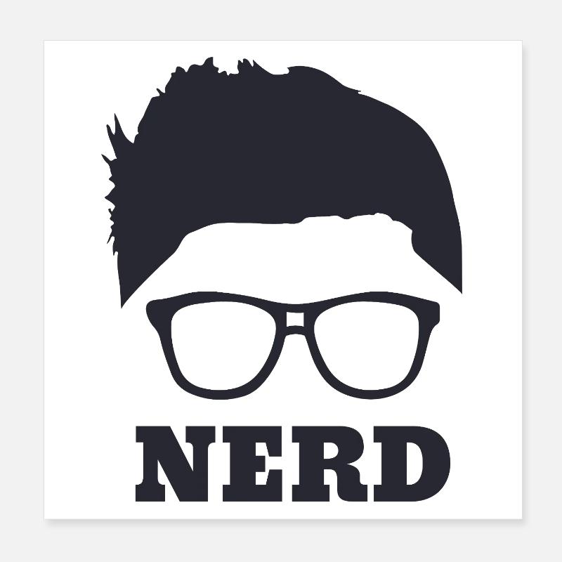 nerd Poster 20 x 20 cm