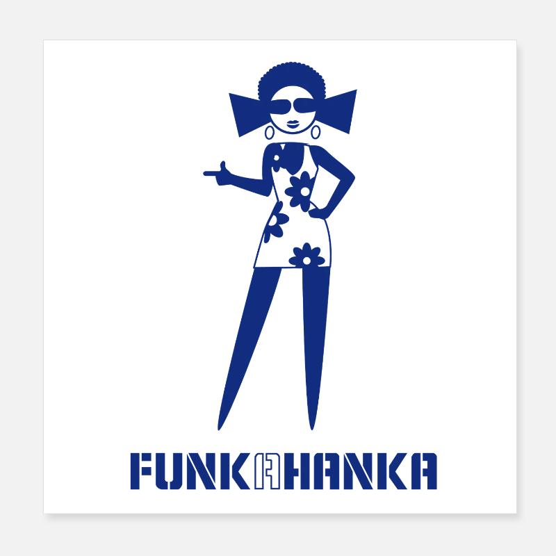 FUNK A HANKA Poster 20x20 cm