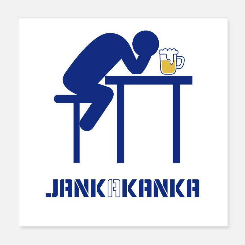 JANK A KANKA Poster 20x20 cm