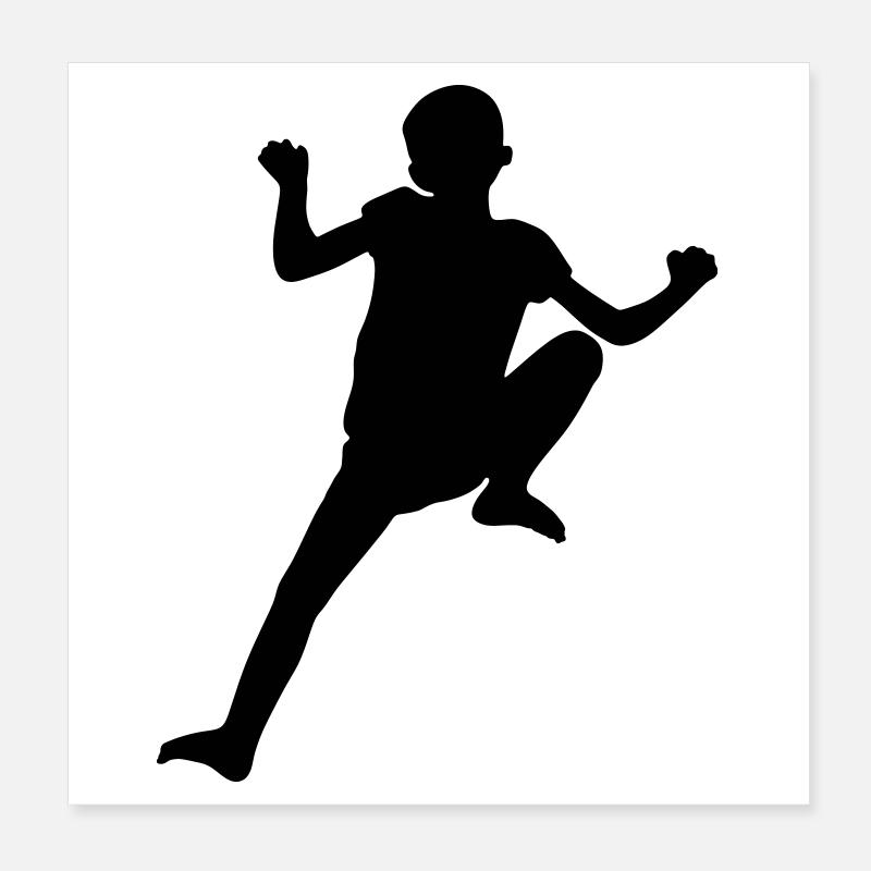 Spider Climber Boy – Aventure d’escalade Poster 20 x 20 cm