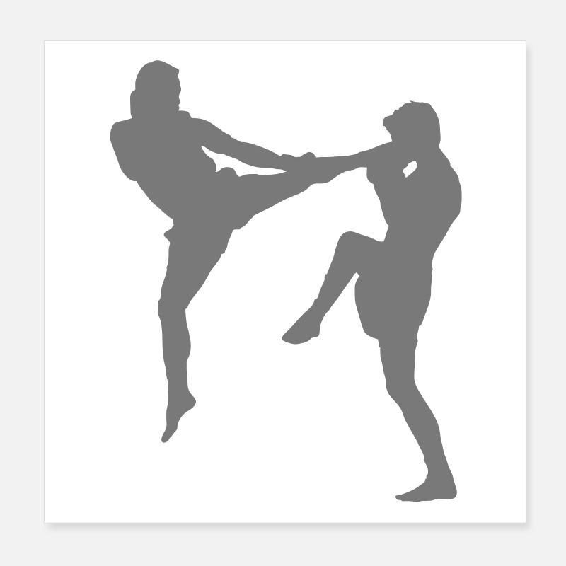 combattant Poster 20 x 20 cm