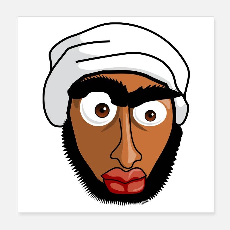 muslim Poster 20 x 20 cm