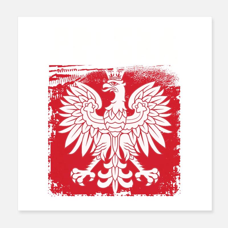 Polen Poster 20x20 cm