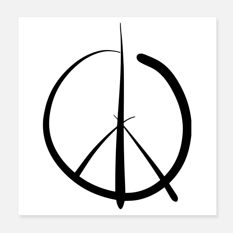 Peace Poster 20 x 20 cm