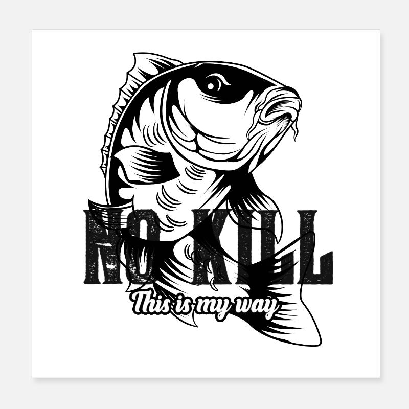 Carpe – no kill 2022 Poster 20x20 cm