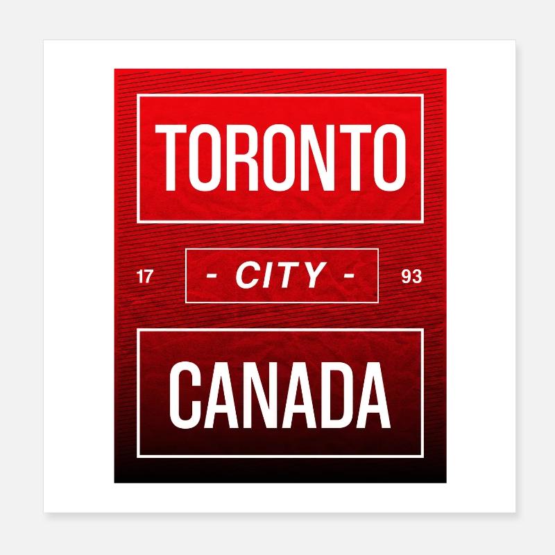Toronto, Canada Poster 20x20 cm