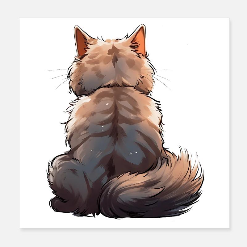Munchkin Katze Poster 20x20 cm