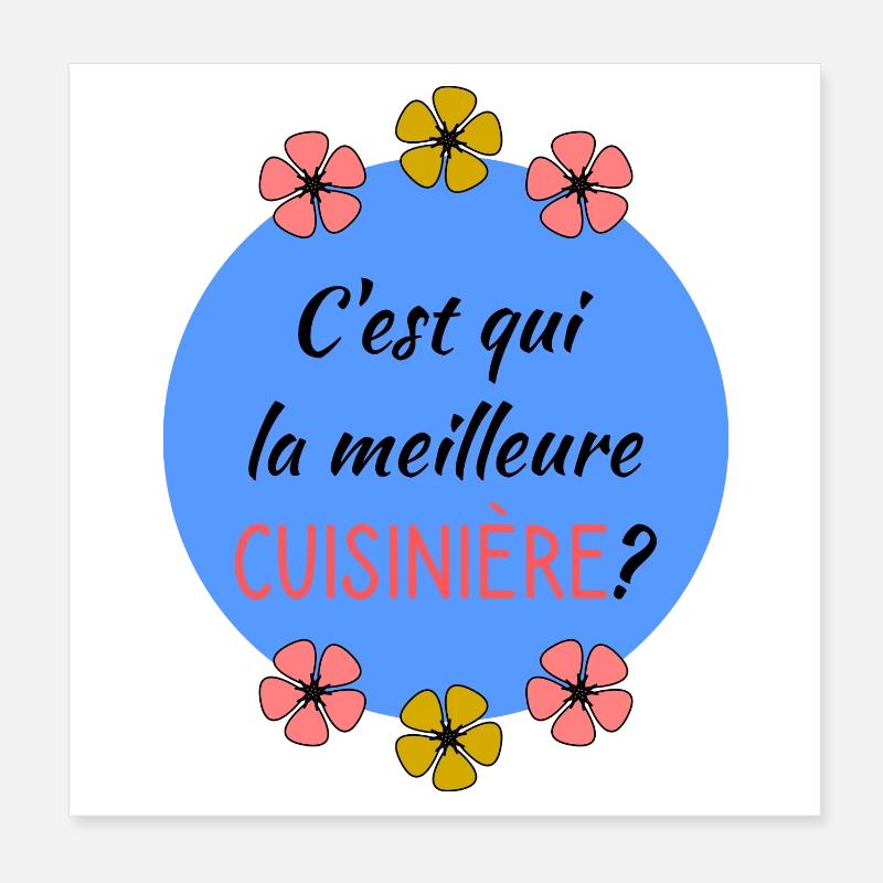 MAMIE. GRAND-MERE Poster 20 x 20 cm