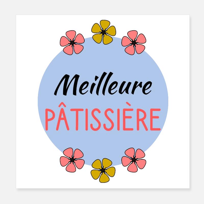 MAMIE. GRAND-MERE Poster 20 x 20 cm