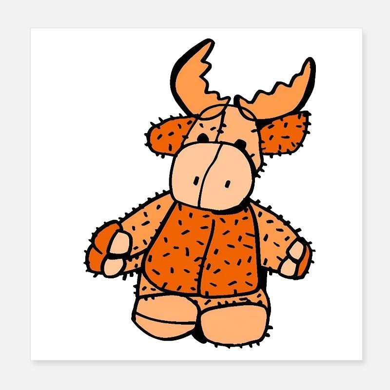 Bouton Elchi Poster 20 x 20 cm