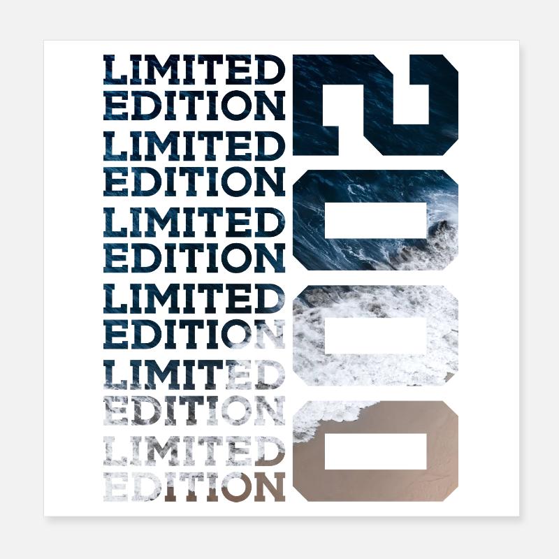 LIMITED EDITION 2000 26 JAHRE 26. GEBURTSTAG Poster 20x20 cm