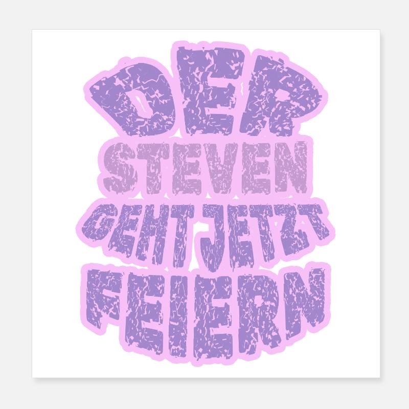 Gift for Steven Poster 8" x 8" (20x20 cm)