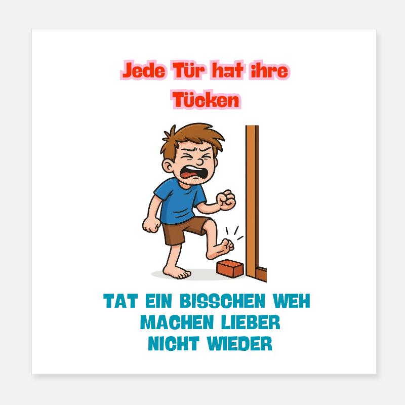 Hurt a bit Poster 8" x 8" (20x20 cm)
