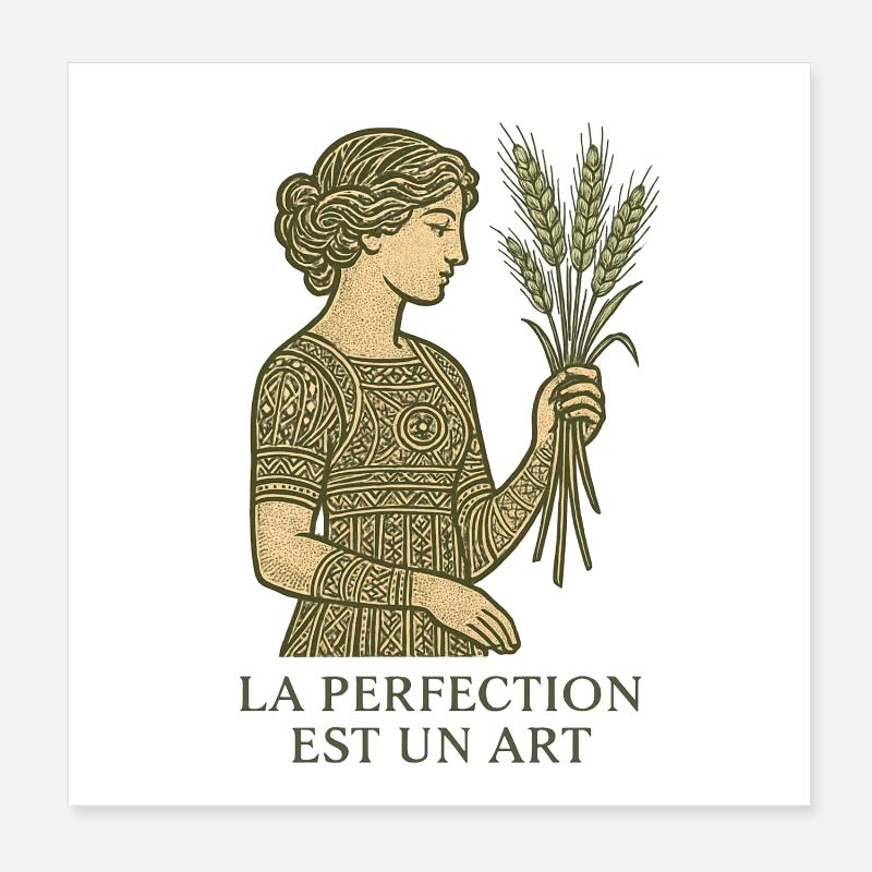 Jungfrau Sternzeichen - Astrologie Poster 20x20 cm