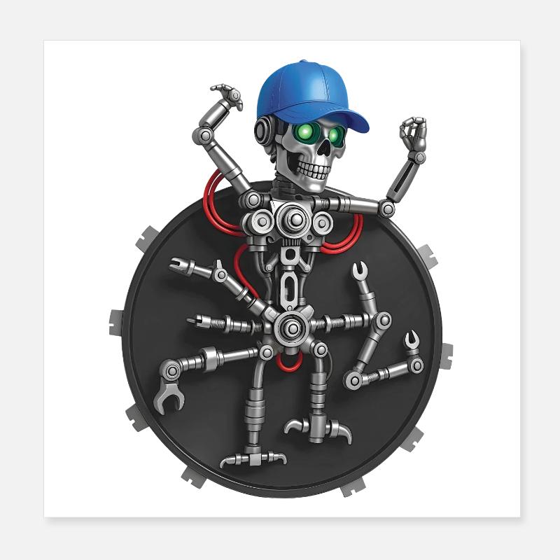 ICH BIN GI, BIN EIN GEEK #2 – Geek & Science-Fiction Poster 20x20 cm