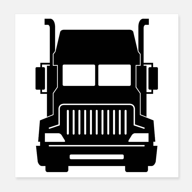 Lkw Poster 20x20 cm