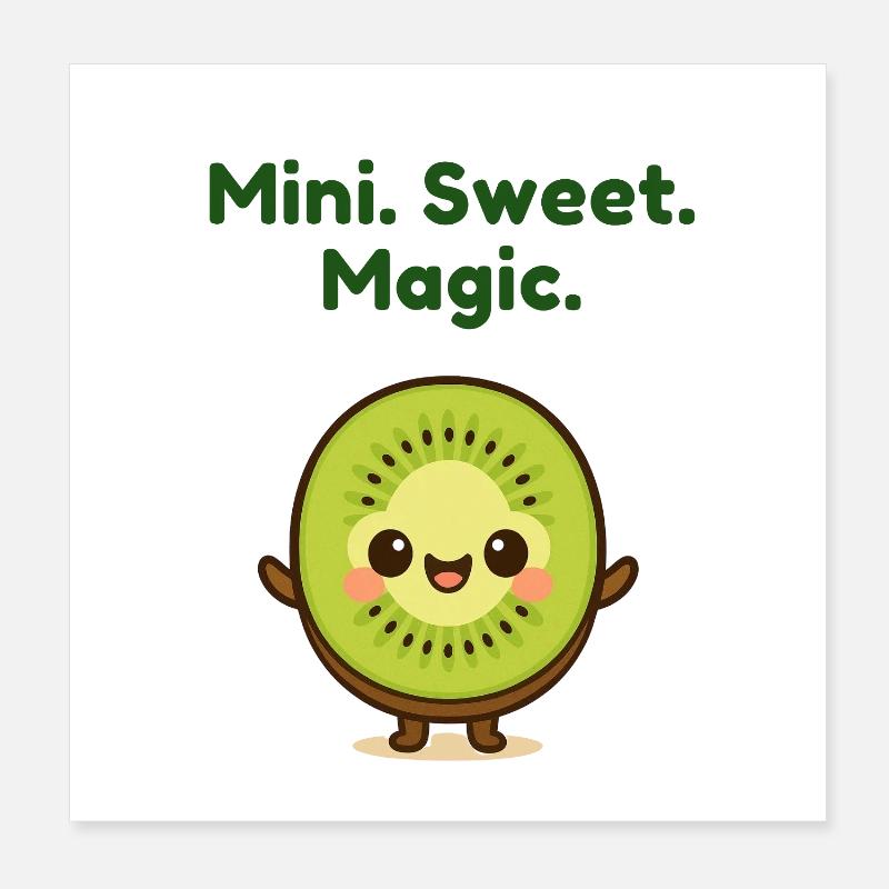 Magie Kiwi Poster 20 x 20 cm