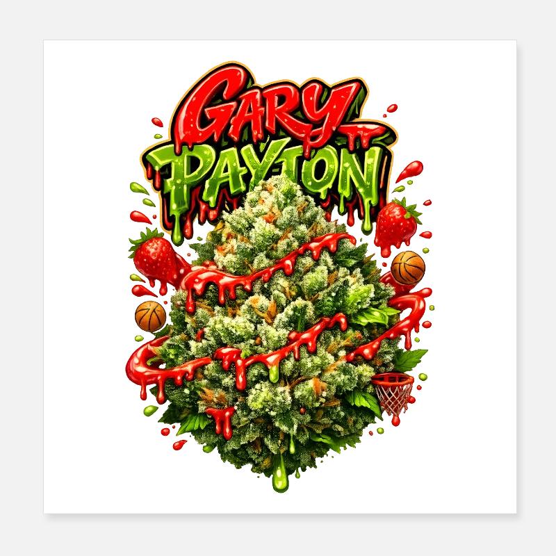 Graffiti de Gary Payton Poster 20 x 20 cm