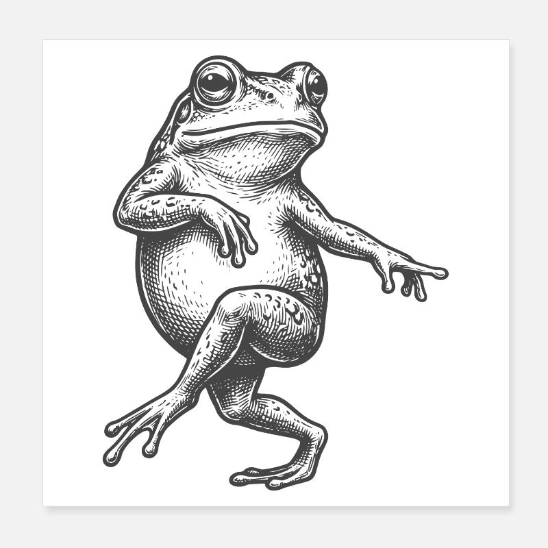 Crazy Frog Poster 8" x 8" (20x20 cm)