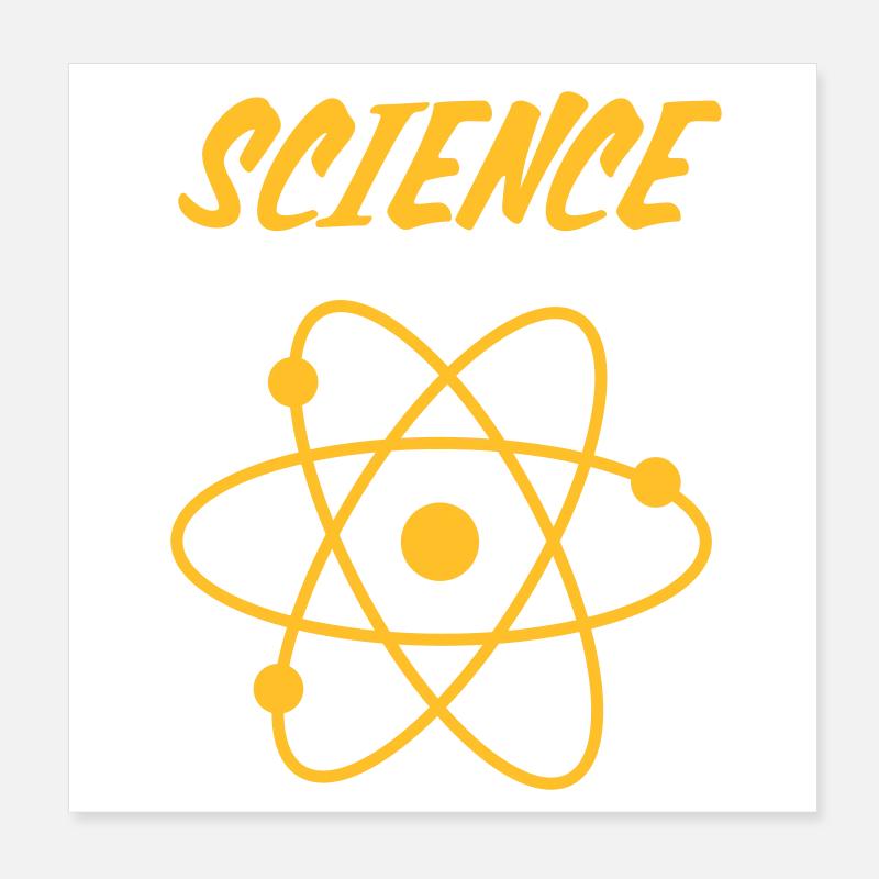 science Poster 8" x 8" (20x20 cm)